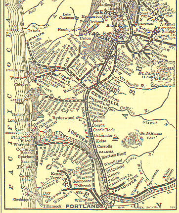 harbor grays railroads map wagenweb graysharbor