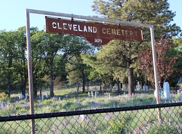Cleveland Cemetery Sign