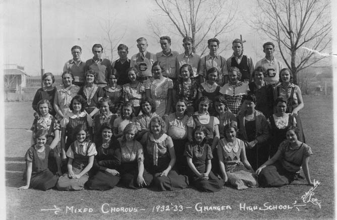 Granger HS Mixed Chorus 1932-33