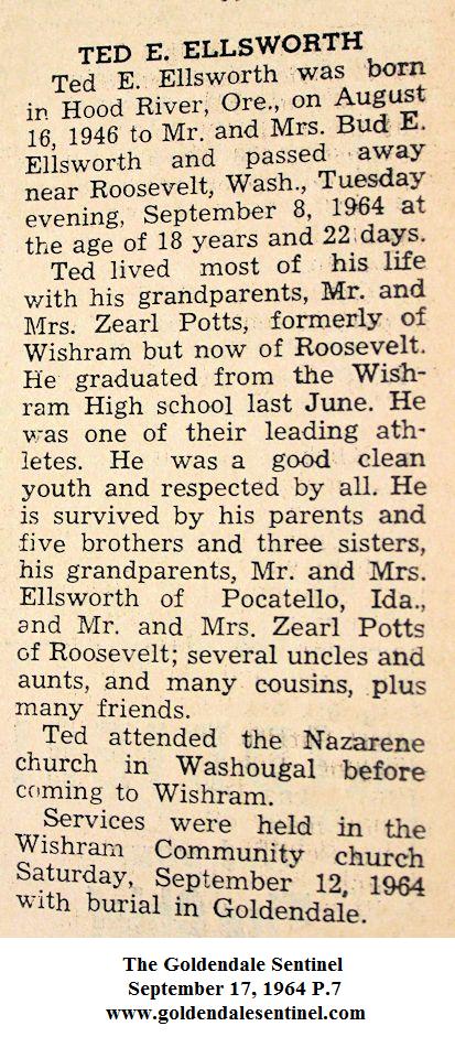 Ted Ellsworth Obituary