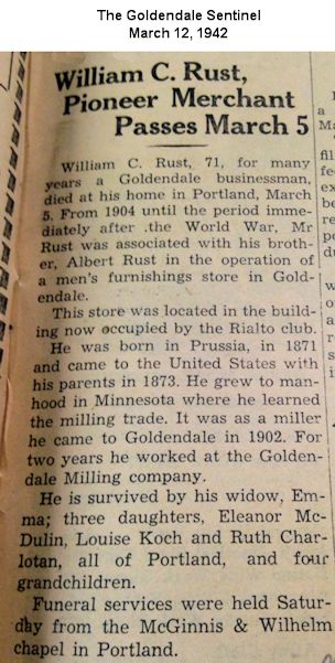 Pioneer Merchant Passes March 5